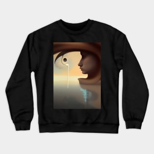 Gaze into the water Crewneck Sweatshirt